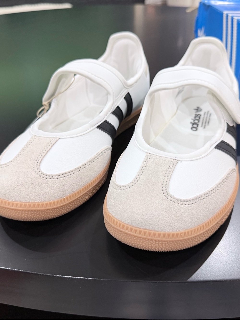 adidas Kids Samba Velcro Sneakers White Black Gum - Picture 3 of 11